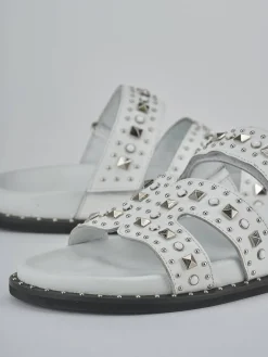 Hot Ciabatte tacco 1cm pelle Donna Ciabatte