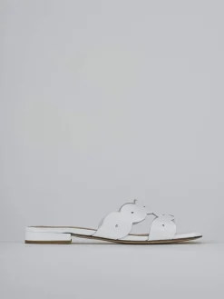 Clearance Ciabatte tacco 1cm pelle Donna Ciabatte