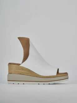 Online Ciabatte tacco 10cm pelle Donna Ciabatte