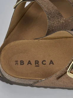 Hot Ciabatte tacco 1cm pelle Donna Ciabatte