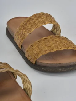 Hot Ciabatte tacco 1cm pelle Donna Ciabatte