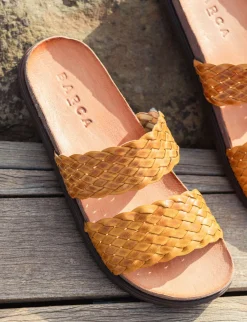 Hot Ciabatte tacco 1cm pelle Donna Ciabatte