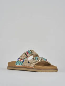 Best Ciabatte tacco 1cm pelle Donna Ciabatte