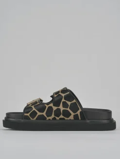 Best Ciabatte tacco 1cm pelle Donna Ciabatte