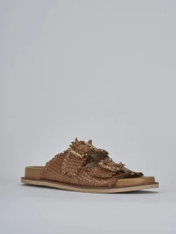 Hot Ciabatte tacco 1cm pelle Donna Ciabatte