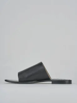 Clearance Ciabatte tacco 1cm pelle Donna Ciabatte