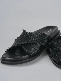 New Ciabatte tacco 1cm pelle Donna Ciabatte