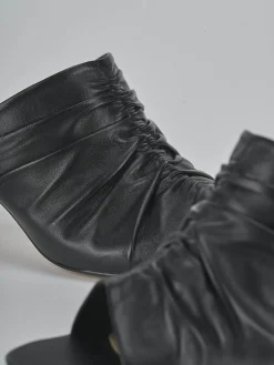 Clearance Ciabatte tacco 6cm pelle Donna Ciabatte