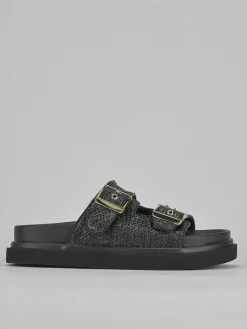 Clearance Ciabatte tacco 1cm pelle Donna Ciabatte