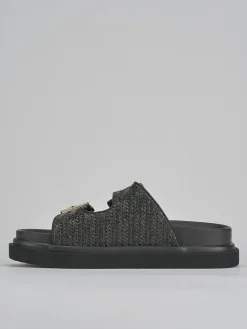 Clearance Ciabatte tacco 1cm pelle Donna Ciabatte