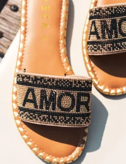 Discount Ciabatte tacco 1cm pelle Donna Ciabatte