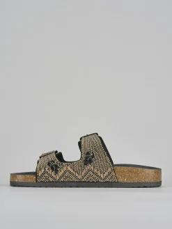 Clearance Ciabatte tacco 1cm pelle Donna Ciabatte