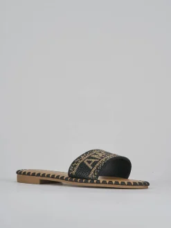 Sale Ciabatte tacco 1cm pelle Donna Ciabatte