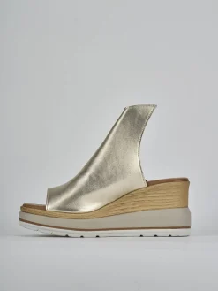 New Ciabatte tacco 10cm pelle Donna Ciabatte