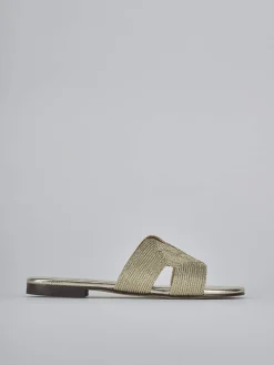 Best Ciabatte tacco 1cm pelle Donna Ciabatte