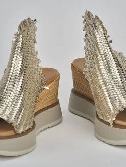 New Ciabatte tacco 8cm pelle Donna Ciabatte