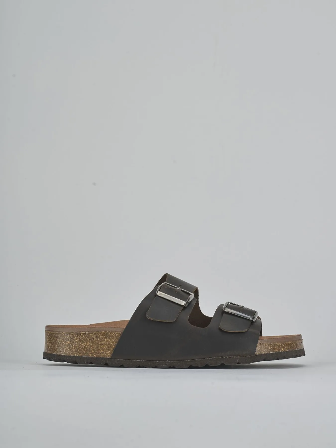 Best Ciabatte tacco 1cm pelle testa Uomo Ciabatte