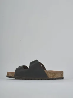 Best Ciabatte tacco 1cm pelle testa Uomo Ciabatte