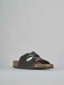 Best Ciabatte tacco 1cm pelle testa Uomo Ciabatte