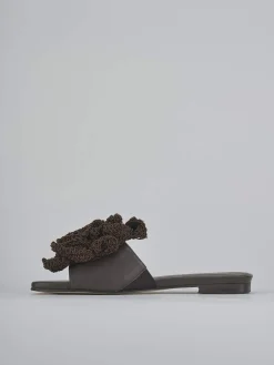 Discount Ciabatte tacco 1cm pelle testa Donna Ciabatte