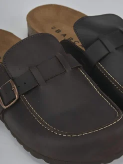 New Ciabatte tacco 1cm pelle testa Uomo Ciabatte