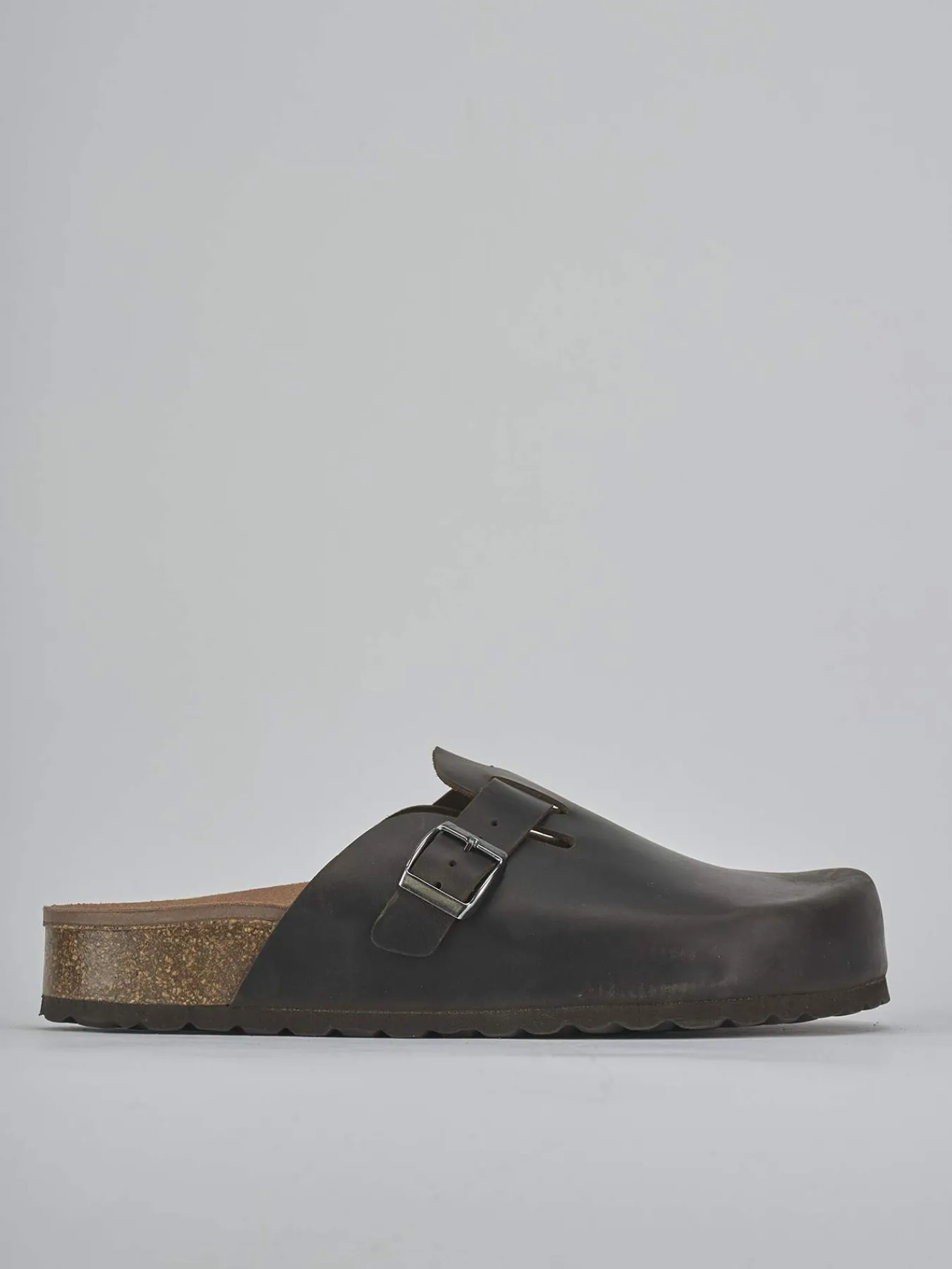 Online Ciabatte tacco 1cm pelle Uomo Ciabatte