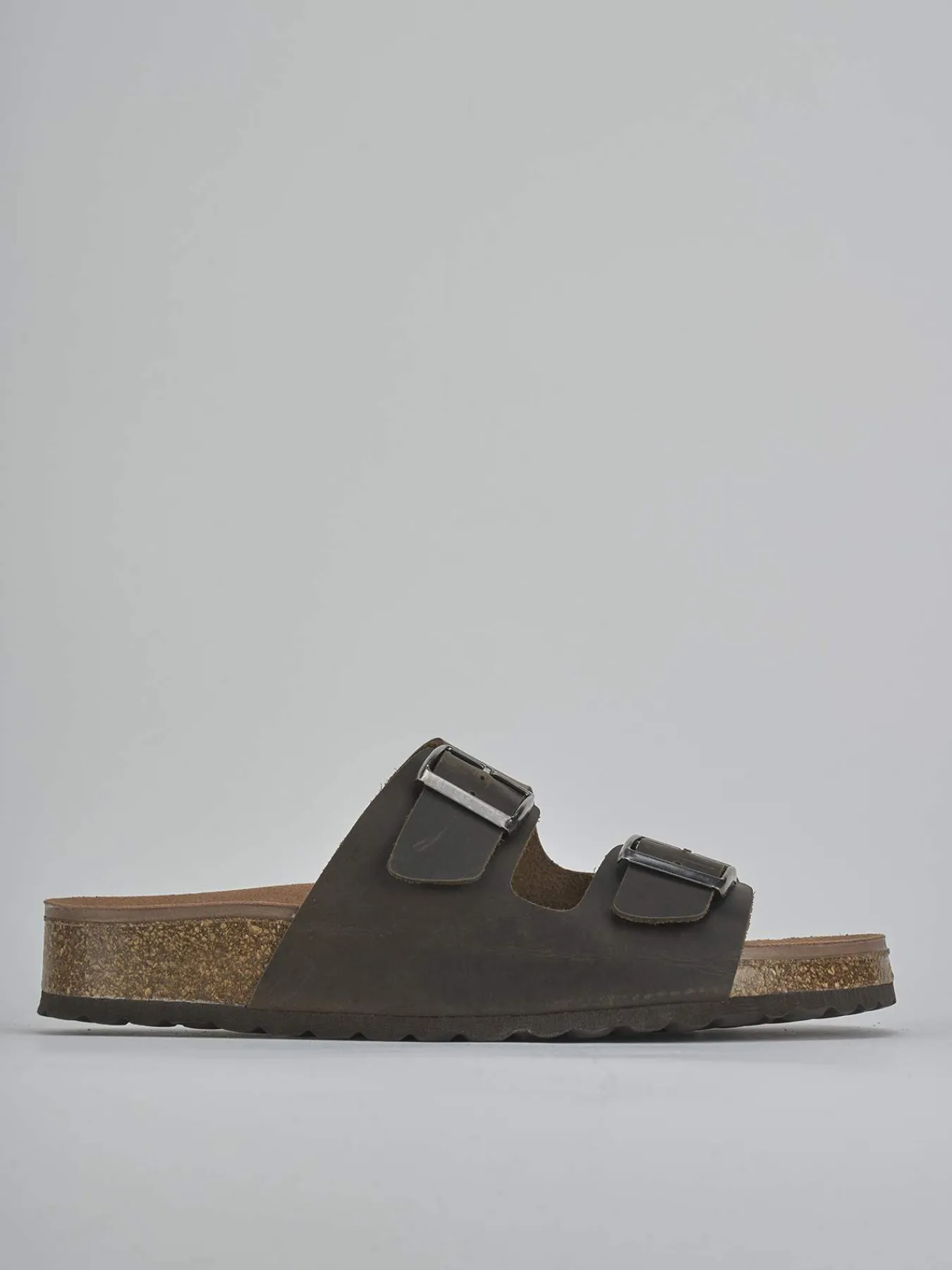 Best Ciabatte tacco 1cm pelle Uomo Ciabatte