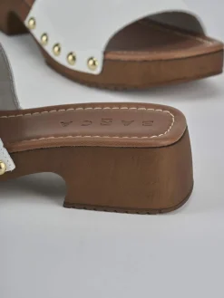 Sale Ciabatte tacco 3cm vernice Donna Ciabatte