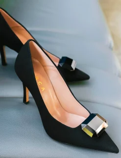 Discount Décolleté tacco 9cm camoscio Donna Décolleté