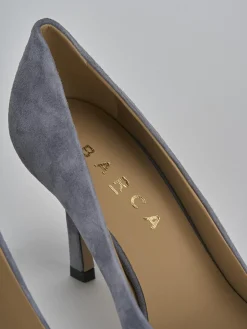 Online Décolleté tacco 7cm camoscio Donna Décolleté