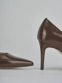 Outlet Décolleté tacco 7cm camoscio testa Donna Décolleté