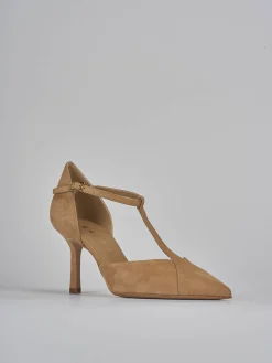 New Décolleté tacco 7cm camoscio Donna Décolleté