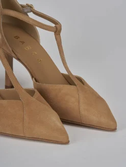 New Décolleté tacco 7cm camoscio Donna Décolleté