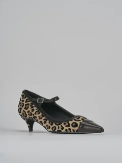 Online Décolleté tacco 3cm camoscio Donna Décolleté