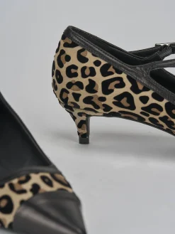 Online Décolleté tacco 3cm camoscio Donna Décolleté