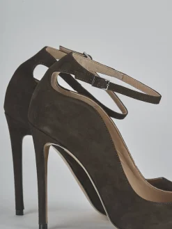 New Décolleté tacco 10cm camoscio testa Donna Décolleté