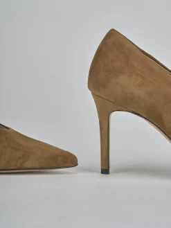 Sale Décolleté tacco 7cm camoscio Donna Décolleté