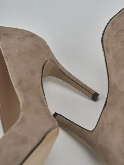 Discount Décolleté tacco 7cm camoscio Donna Décolleté