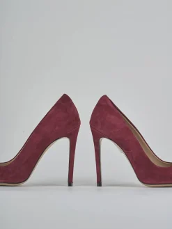 Clearance Décolleté tacco 10cm camoscio bordo' Donna Décolleté