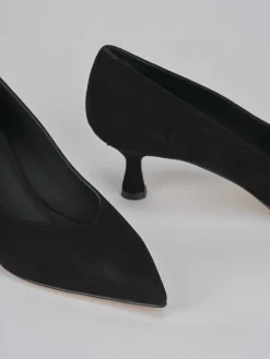 New Décolleté tacco 5cm camoscio Donna Décolleté