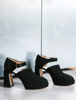 New Décolleté tacco 9cm camoscio Donna Décolleté