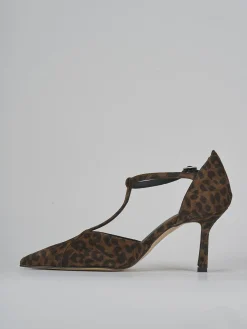 Hot Décolleté tacco 8cm camoscio Donna Décolleté