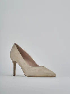 Hot Décolleté tacco 7cm camoscio Donna Décolleté