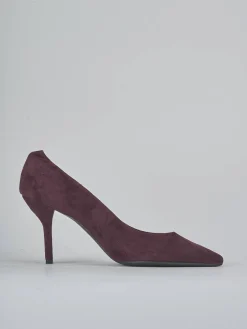 Online Décolleté tacco 7cm camoscio bordo' Donna Décolleté