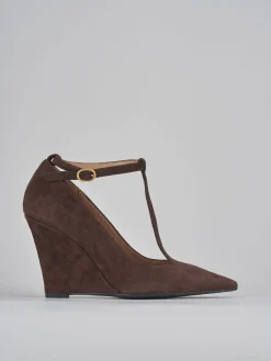 Décolleté tacco 9cm camoscio testa Donna Décolleté