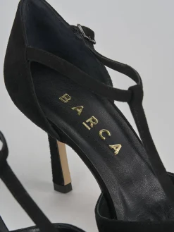 Discount Décolleté tacco 8cm camoscio Donna Décolleté