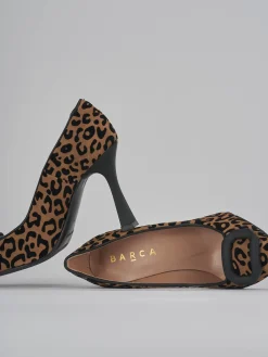 New Décolleté tacco 9cm camoscio Donna Décolleté