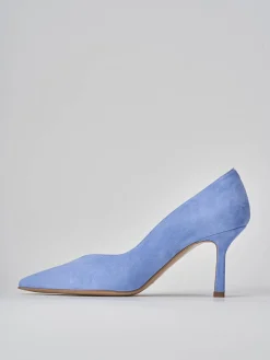 Décolleté tacco 7cm camoscio Donna Décolleté