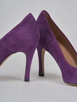 Sale Décolleté tacco 9cm camoscio Donna Décolleté