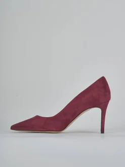 Outlet Décolleté tacco 7cm camoscio bordo' Donna Décolleté